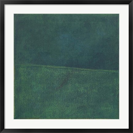 Framed Green Zen II Print