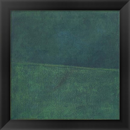 Framed Green Zen II Print