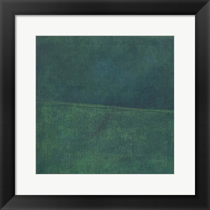 Framed Green Zen II Print