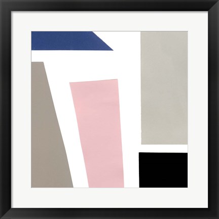 Framed Color Blocks III Print