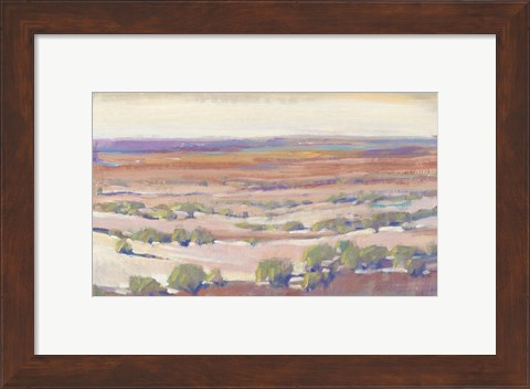 Framed High Desert Pastels I Print