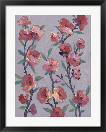 Framed Twigs in Bloom I Print