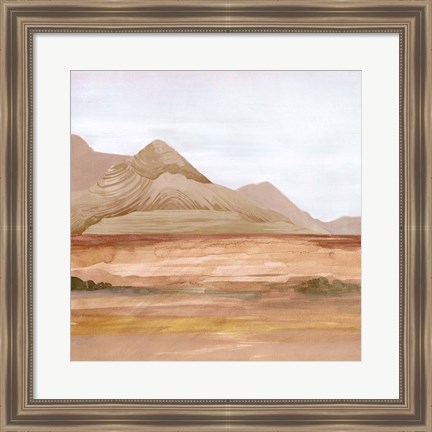 Framed Desert Formation I Print