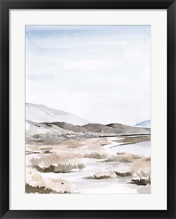 Framed Salt Lake Reflections I Print