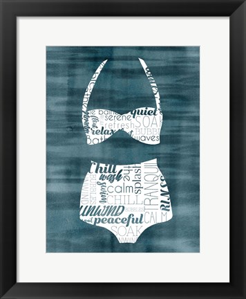 Framed Suit Speak III Print