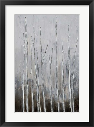 Framed Bare Tree Tops II Print