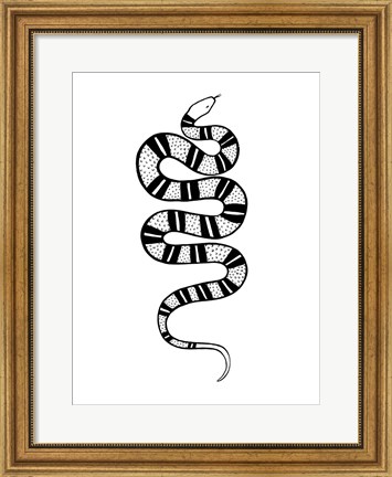 Framed Epidaurus Snake IV Print