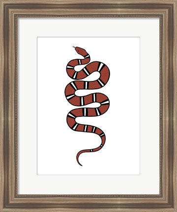 Framed Epidaurus Snake VI Print