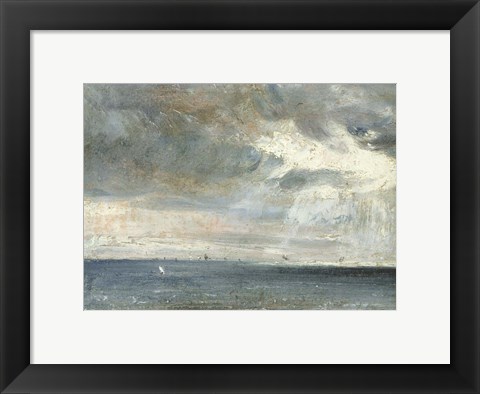 Framed Study of Sea and Sky Print