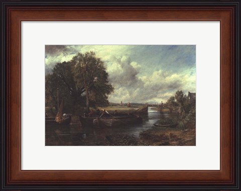 Framed View of the Stour near Dedham Print