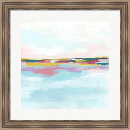 Framed Rainbow Horizon I Print