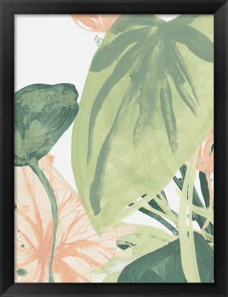 Framed Blush Breeze II Print