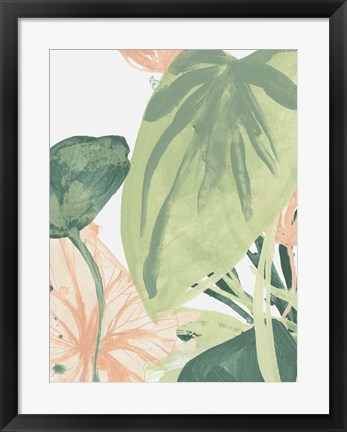 Framed Blush Breeze II Print