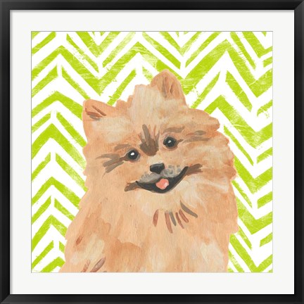 Framed Parlor Pooches IV Print