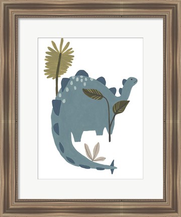 Framed Mighty Dino I Print