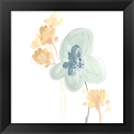 Framed Petite Petals I Print