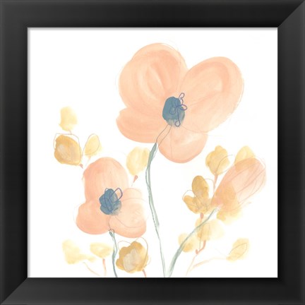 Framed Petite Petals II Print