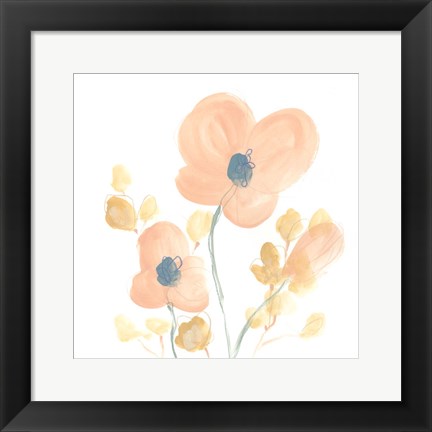 Framed Petite Petals II Print