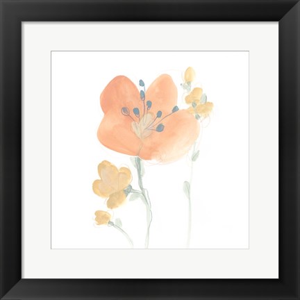 Framed Petite Petals VI Print