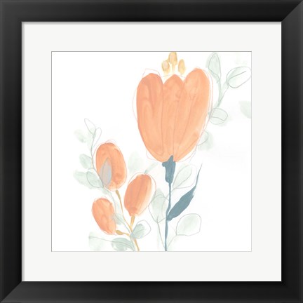 Framed Petite Petals VII Print