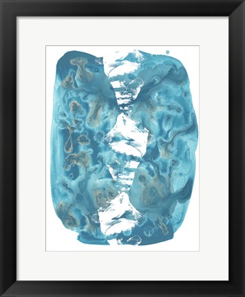 Framed Seaside Shapes III Print