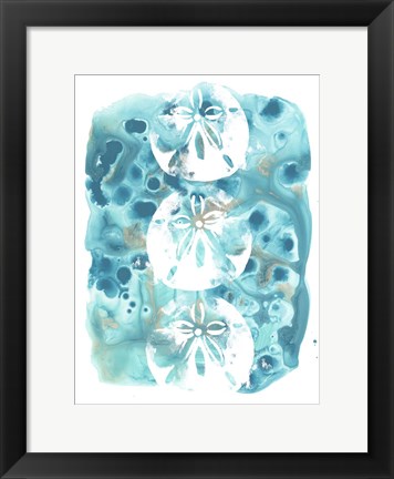 Framed Seaside Shapes IV Print