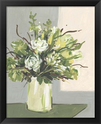 Framed Elegant Floral II Print