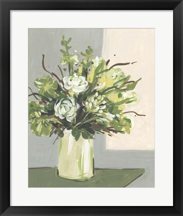 Framed Elegant Floral II Print