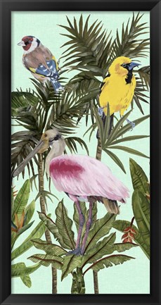 Framed Birds Paradise II Print