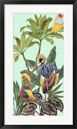 Framed Birds Paradise IV Print