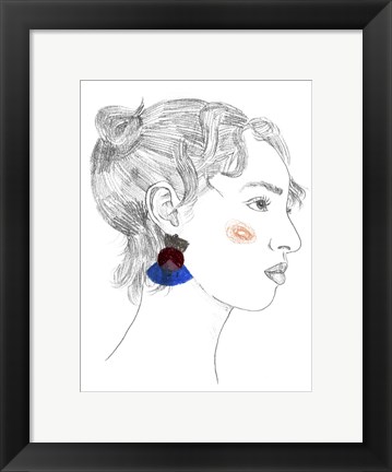 Framed Glance II Print