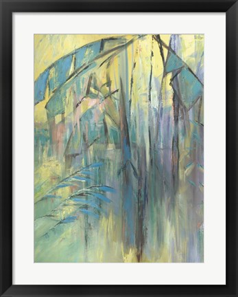 Framed Pastel Jungle Spectrum I Print