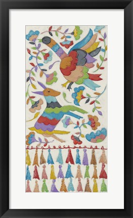 Framed Animal Tapestry I Print