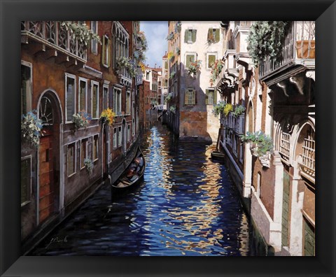 Framed Venezia Blu Print