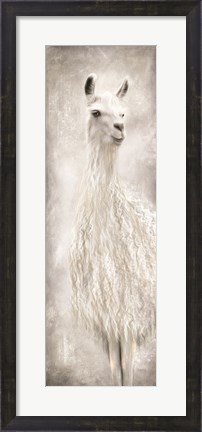 Framed Lulu the Llama Print