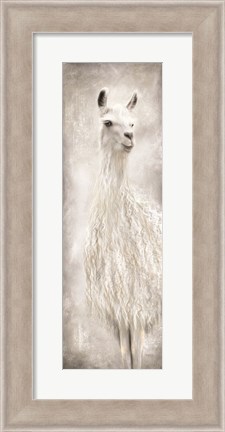 Framed Lulu the Llama Print