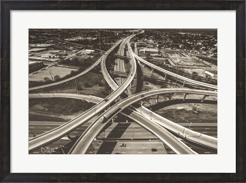Framed Highway Crossing Print