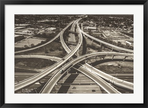 Framed Highway Crossing Print