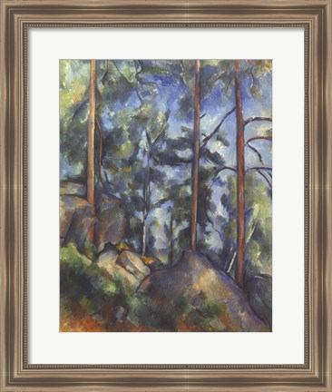 Framed Pines, 1896-99 Print