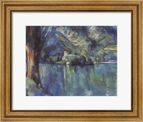 Framed Annecy Lake, 1896 Print