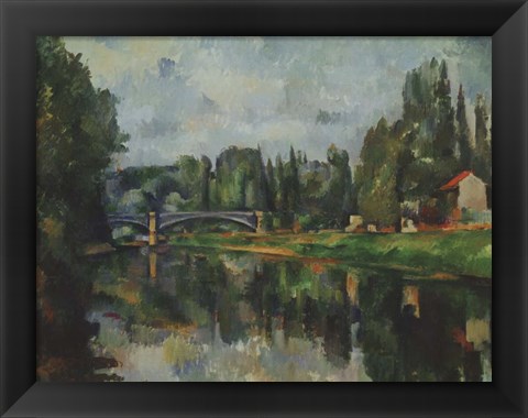 Framed Bridge Over Ther Marne at Creteil Print