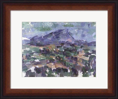 Framed Montagne Sainte-Victoire, 1904-06 Print