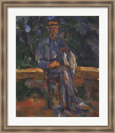 Framed Seated Man, 1905-1906 Print