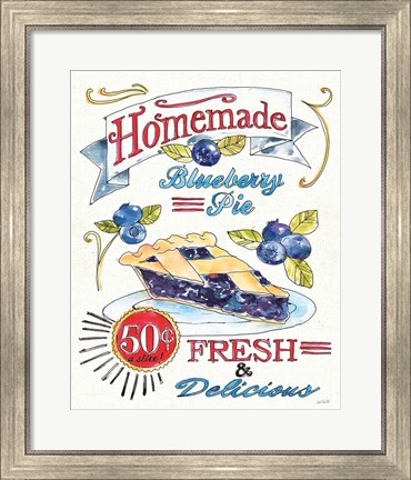 Framed Fruit Stand VI Print