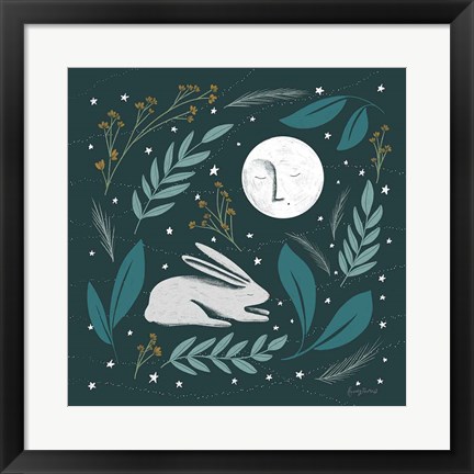 Framed Sweet Dreams Bunny III Print