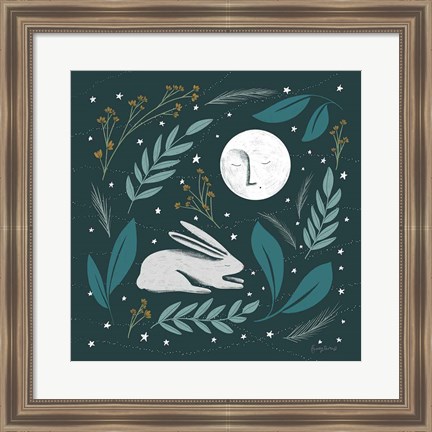 Framed Sweet Dreams Bunny III Print