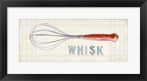 Framed Floursack Kitchen Sign IV Print