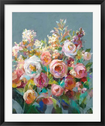 Framed Joy of the Garden II Print