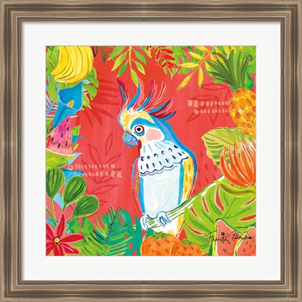 Framed Tutti Frutti VII Print