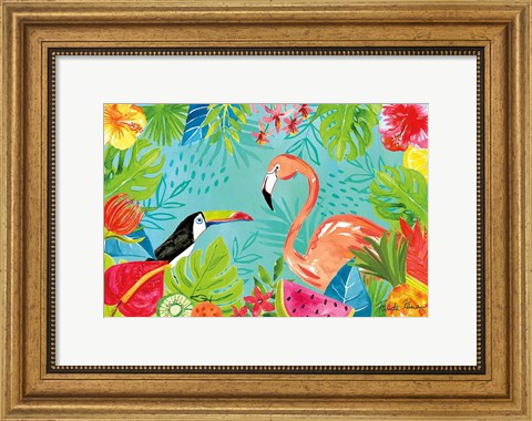 Framed Tutti Frutti III Print